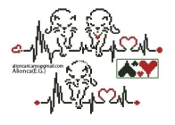 Alionca Ricamo +Puls + 2 gatti  xsd