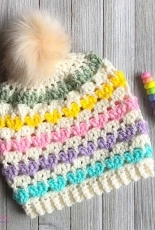 Crazy 4 Crochet Momma - Furls Crochet - Miranda Nippert - Queen of Hearts Beanie
