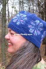 Winter Flower Hat by Christiane Burkhard-Free
