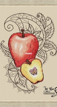Lace apple by Ksenia Glushkova (by Ksu/Ксю)