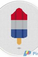 Daily Cross Stitch - Rocket Pop