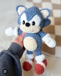 Hook n Haven Studio - Natalie Johns - Blue Hedgehog