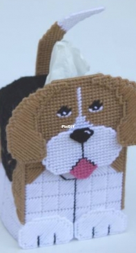 Plastic Canvas Kits 03793-D Beagle Tissue Topper by Christina Laws