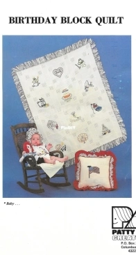 Patty Ann Creations - Leaflet 103 - Birthday Block Quilt