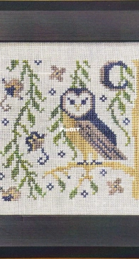 Xstitch The Rainbow - Stitchy Prose - #39 - Night Owl by Holly Freeman