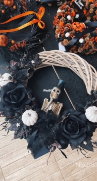 Halloween wreath