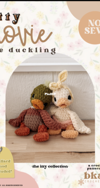 Bkay Crochet co - Brandi Martin - Itty Novie the Duckling