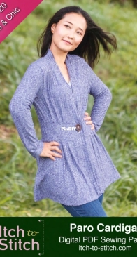 Itch to Stitch - Paro Cardigan - Size 00-20