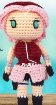 Eu Quero Croche - Adriana Gori - Sakura (Naruto) Toy Art - Portuguese