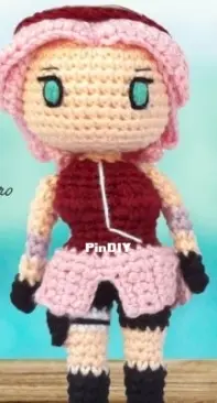 Eu Quero Croche - Adriana Gori - Sakura (Naruto) Toy Art - Portuguese