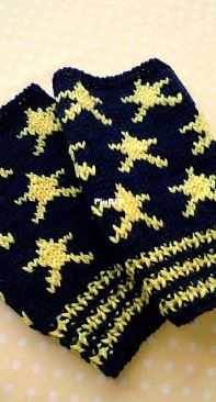 spangle! Fingerless Gloves/Mitts by motoko takahashi -Japanese-Free