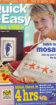 Quick and Easy Cross Stitch - Issue 24 - August 1997