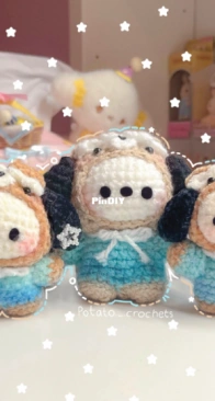 Potato Crochets - Pochacco Latte Baby