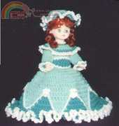 Mint Melody Toilet Tissue Doll Cover by Deborah K. Lauro