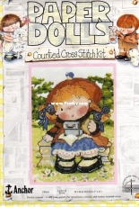 Anchor PPD01 Paper Dolls  Lunch Time