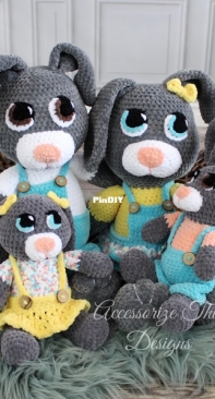 Darling Maple Designs - Accessorize This Designs - Sara Blake - Bunny Family - English