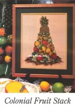 Colonial Fruit Stack by Cathy Livingstone from Just Cross Stitch October 1992