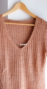 Ellie Shirt by Simone Ryan - Rust Knitwear - Russian