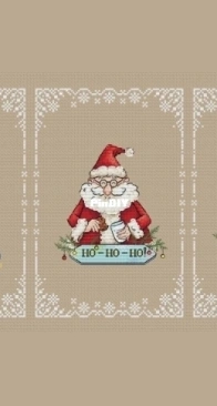 Santas Trio by Nadezhda Nagornaya