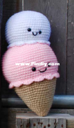 Furls Crochet - Brenna Eaves - Huggable Ice Cream - Free