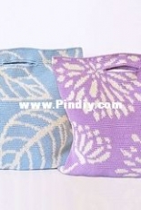 Chabepatterns - Maria Isabel - Dahlias and leaves bags