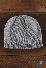 Rib Urban Aran Hat by Robbie Laughlin-Free