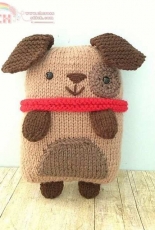 Amy Gaines-Knit Puppy Pattern by Amy Gaines