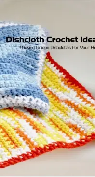 Dishcloth Crochet Ideas - Sawyer Elsie
