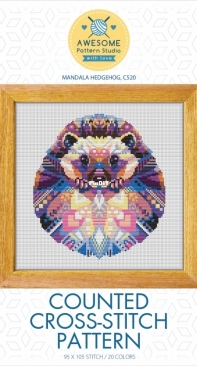 Awesome Pattern Studio C520 - Mandala Hedgehog