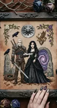 Fanta pattern - Enchanted Warrior Couple