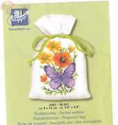 Vervaco 48.237 Butterfly Flower