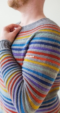 Rainbow Ring Sweater by Stephen West