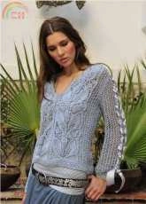Santur Sweater by Claireline Chevaux /Verena Knitting