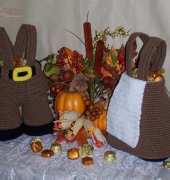 Four Bees Designs - Deborah Ross - Thanksgiving Pilgrim Centerpieces