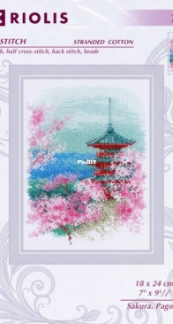 Riolis 1743 - Sakura. Pagoda