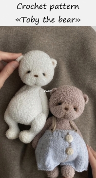 Funny Rabbit Toys - Daria Toys - Mishuta Shop - Alena / Daria Konurkina - Toby The Bear