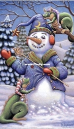 HAED HAERASMINI 139553 Mini Snowman Magic by Randal Spangler