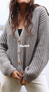 Two of Wands - Alexandra Tavel - Nantucket Ribbed Cardigan