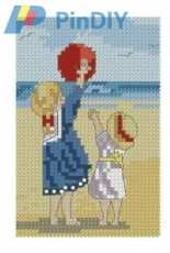 All Our Yesterdays - Playing Ball - July from 2011 Stitchers Diary - The World of Cross Stitching TWOCS 172 XSD