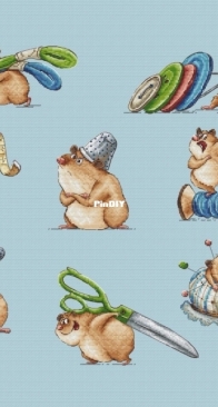 Needlework sampler by Anastasia Kravtsova