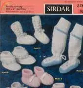 Sirdar - 276 - Babies bootees and knee boots