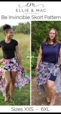 Ellie and Mac - Be Invincible Skort - Sizes XXS-6XL