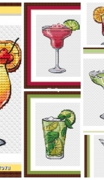 Margarira / Mojito / Mulled Wine / Strawberry Daiquiri / Sunrise / Vodka Martin by Tatyana / Tatiana Sharova - Free