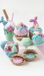 Pinky Pinky Blue - Nadejda Khegay - Mermaid Set - Набор Русалка - Russian