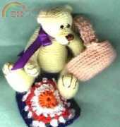 Miniature Thread Crochet Bears -Edith Molina - Simon