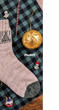 Christmas Tree Hunt Socks by Kerry Cogan Brown