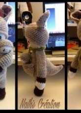 Naths Creation Crochet- Nathalie- Mini Kira the Kangaroo - French
