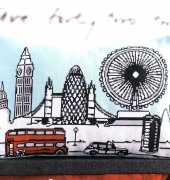 London pillow from Cross Stitcher Special Issue 6 [Russian] 2012