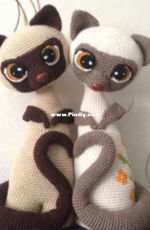 Colita Wen - Nicole Wenzelmann - Siamese Cats Max and Mixi - German