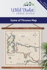 Wild Violet Cross Stitch - Game of Thrones Map - Free